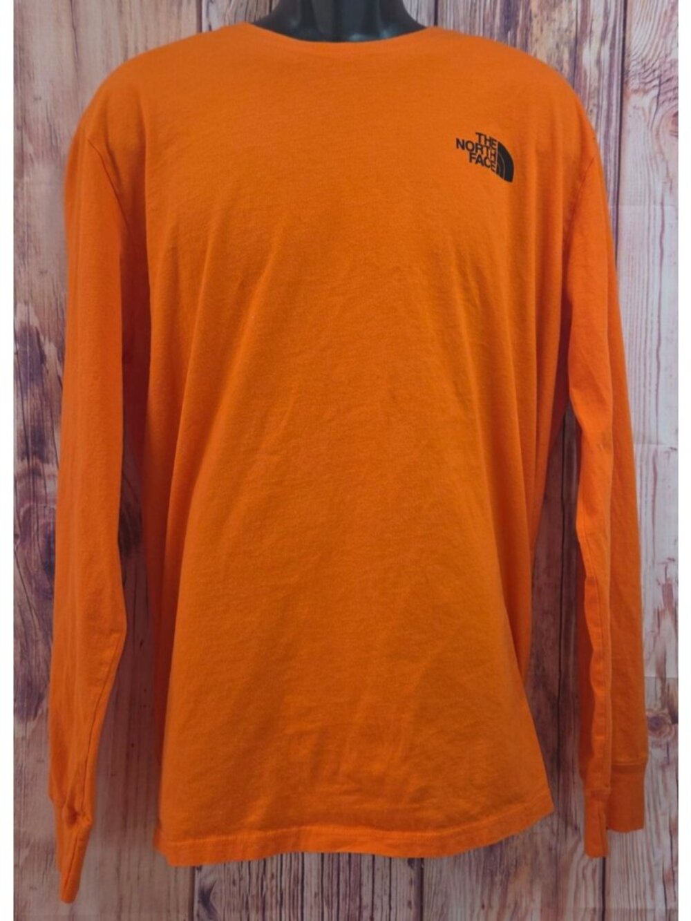 The North Face Mens Orange Long Sleeve T-Shirt Size XL